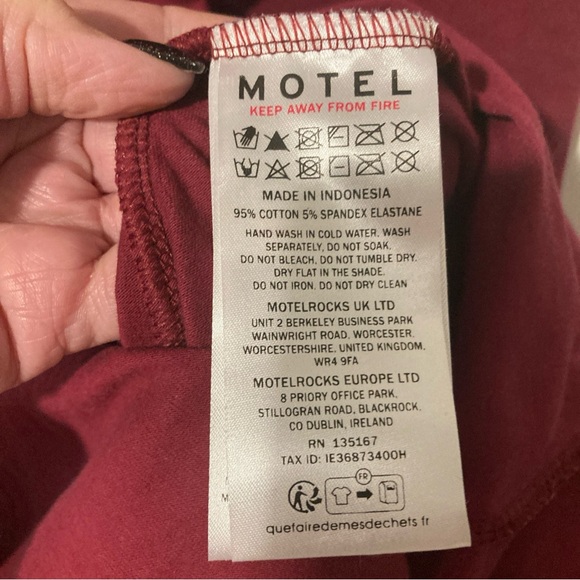 NWT Motel Maxi Bodycon Spaghetti Strap Dress Flaw - Picture 10 of 11